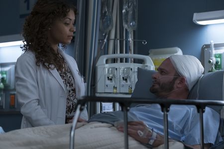 Art Kitching and Antonia Thomas in The Good Doctor (2017)