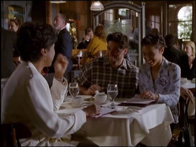 Matthew Fox, Joan Pringle, and Tamara Taylor in Party of Five (1994)