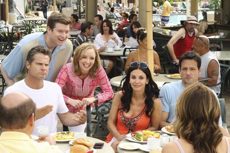 Courteney Cox, Josh Hopkins, Christa Miller, Brian Van Holt, and Kate Purdy at an event for Cougar Town (2009)