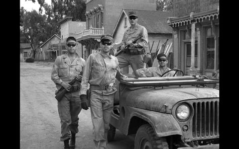 James Coburn, Leonard P. Geer, Frank Watkins, and Don Wilbanks in The Twilight Zone (1959)