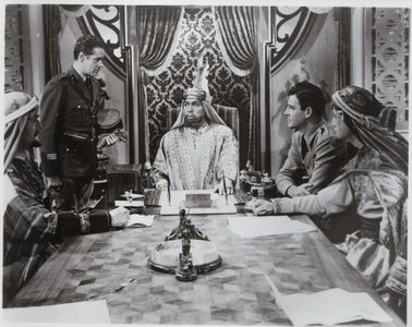 Rod Cameron, Duncan Renaldo, and Lionel Royce in Secret Service in Darkest Africa (1943)