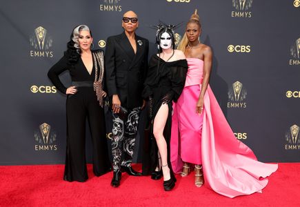RuPaul, Michelle Visage, Gottmik, and Symone at an event for The 73rd Primetime Emmy Awards (2021)