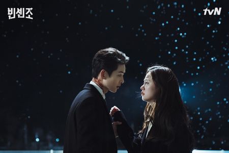 Song Joong-ki and Jeon Yeo-bin in Vincenzo (2021)