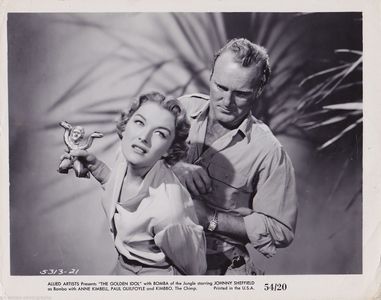 Lane Bradford and Anne Kimbell in The Golden Idol (1954)