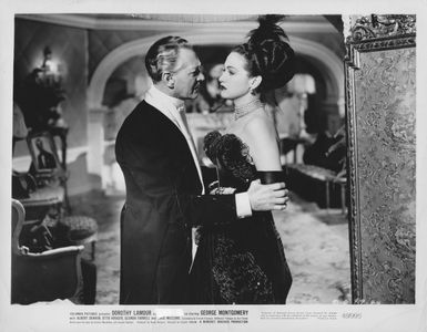 Otto Kruger and Dorothy Lamour in Lulu Belle (1948)