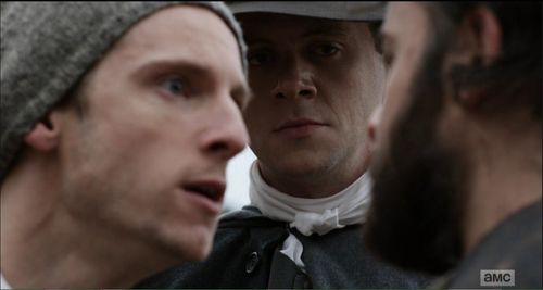 Jamie Bell, Nick Westrate, and Daniel Henshall in TURN: Washington's Spies (2014)