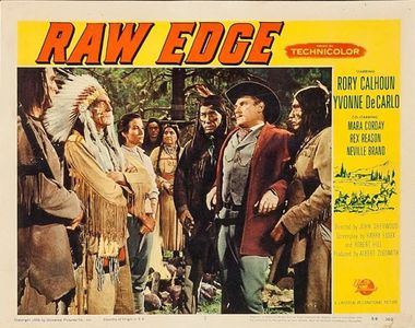 Gertrude Chorre, Mara Corday, Bob Hoy, Francis McDonald, and Herbert Rudley in Raw Edge (1956)