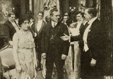 Rex Ingram, Maurice Costello, Thomas R. Mills, and Marie Weirman in The Evil Men Do (1915)