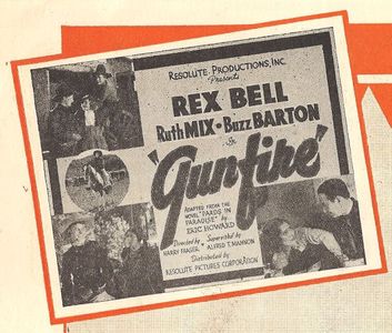 Buzz Barton, Rex Bell, and Ruth Mix in Gunfire (1934)