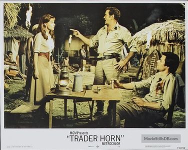 Rod Taylor, Anne Heywood, and Jean Sorel in Trader Horn (1973)