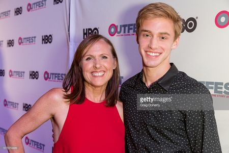 Actress Molly Shannon and Actor Tim Boardman arrive at the 2016 Outfest Los Angeles Closing Night Gala Of 'Other People'