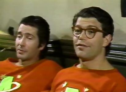 Tom Davis and Al Franken in Superman 50th Anniversary (1988)