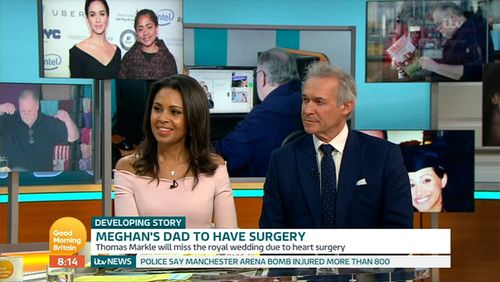 Hilary Jones and Adrienne Bankert in Good Morning Britain (2014)