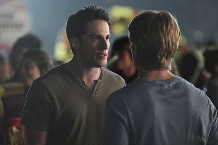 Michael Trevino and Chris Brochu in The Vampire Diaries (2009)