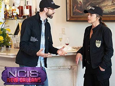 Vanessa Ferlito and Rob Kerkovich in NCIS: New Orleans: A House Divided (2019)