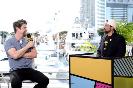 Kevin Smith and Andy Muschietti at an event for IMDb at San Diego Comic-Con (2016)