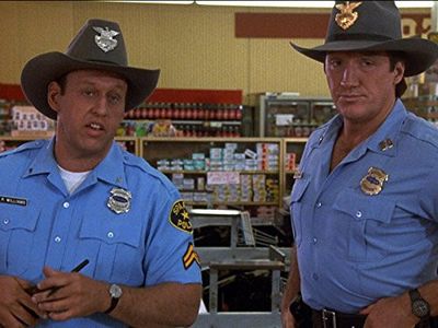 Alan Autry and David Hart in In the Heat of the Night (1988)