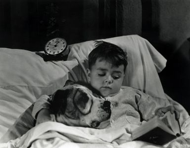 George 'Spanky' McFarland and Pete the Dog in The Little Rascals (1955)