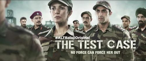 Atul Kulkarni, Akshay Oberoi, and Nimrat Kaur in The Test Case (2018)