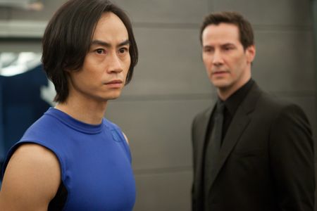 Keanu Reeves and Tiger Hu Chen in Man of Tai Chi (2013)