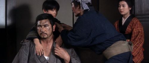 Takao Itô, Shintarô Katsu, and Miwa Takada in Zatoichi Challenged (1967)