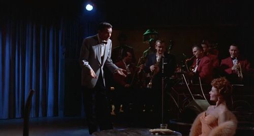 Rita Hayworth, Frank Sinatra, and Bobby Sherwood in Pal Joey (1957)