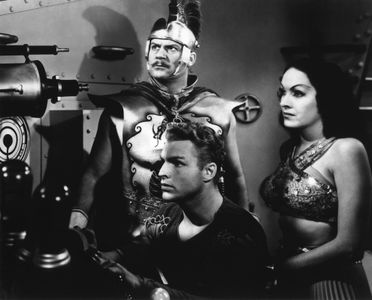 Richard Alexander, Buster Crabbe, and Priscilla Lawson in Flash Gordon (1936)