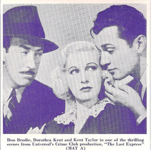 Don Brodie, Dorothea Kent, and Kent Taylor in The Last Express (1938)