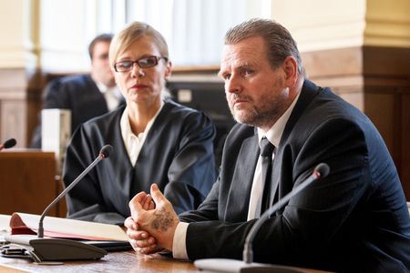 Claudine Wilde and Felix Vörtler in SOKO: Der Prozess (2013)