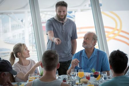 Kelsey Grammer, Kristen Bell, Anthony Laciura, Seth Rogen, Zach Appelman, and Paul W. Downs in Like Father (2018)