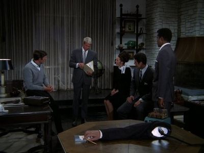 Leonard Nimoy, Peter Graves, Peter Lupus, Lee Meriwether, and Greg Morris in Mission: Impossible (1966)