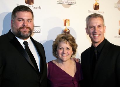 Bonnie Arnold, Dean DeBlois, and Chris Sanders at an event for How to Train Your Dragon (2010)