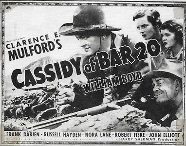 William Boyd, Frank Darien, Russell Hayden, and Margaret Marquis in Cassidy of Bar 20 (1938)