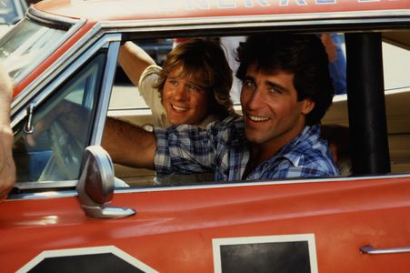 Byron Cherry and Christopher Mayer in The Dukes of Hazzard (1979)