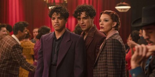 Natalie Dormer, Johnathan Nieves, and Sebastian Chacon in Penny Dreadful: City of Angels (2020)