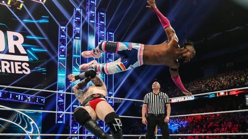 Kofi Kingston and Raymond Rowe in WWE Survivor Series (2019)