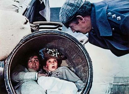 Dudley Moore, Andrea Allan, and Peter Cook in The Wrong Box (1966)