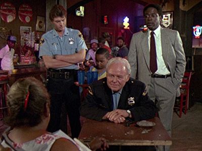 Carroll O'Connor, Hugh O'Connor, and Howard E. Rollins Jr. in In the Heat of the Night (1988)