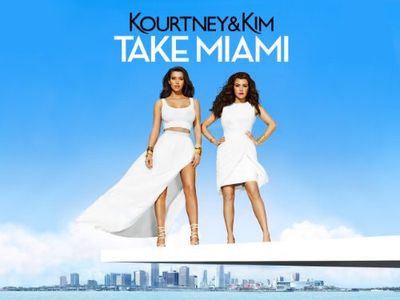 Kourtney Kardashian and Kim Kardashian in Kourtney & Kim Take Miami (2009)