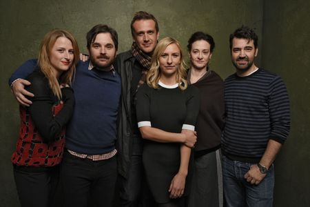 Joan Cusack, Mamie Gummer, Ron Livingston, Jason Segel, James Ponsoldt, and Mickey Sumner at an event for The End of the