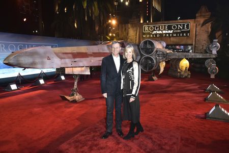 Willow Bay and Robert A. Iger at an event for Rogue One: A Star Wars Story (2016)