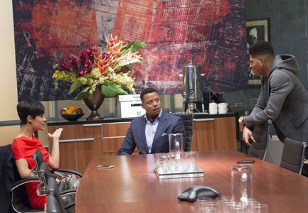 Terrence Howard, Grace Byers, and Bryshere Y. Gray in Empire (2015)