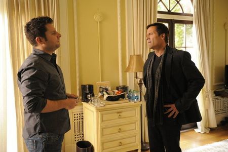 Rob Estes and James Roday Rodriguez in Psych (2006)