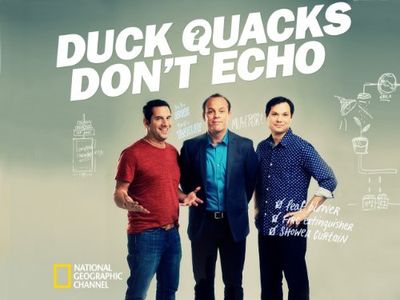 Michael Ian Black, Seth Herzog, and Tom Papa in Duck Quacks Don't Echo (2014)