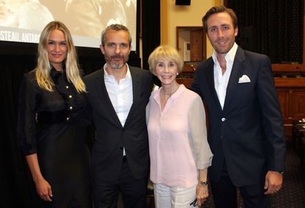 Jérôme Salle, Philippe Cousteau Jr., and Ashlan Gorse Cousteau in The Odyssey (2016)