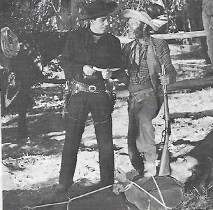 Lash La Rue, John Merton, and Al St. John in Cheyenne Takes Over (1947)