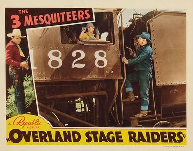 Ray Corrigan and Olin Francis in Overland Stage Raiders (1938)
