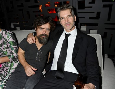 Peter Dinklage and David Benioff at an event for The 71st Primetime Emmy Awards (2019)