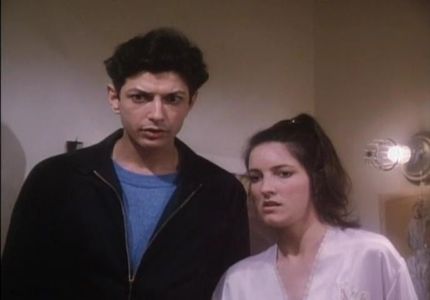 Jeff Goldblum and Madolyn Smith Osborne in Rehearsal for Murder (1982)
