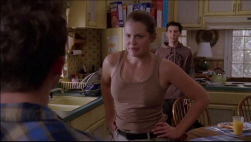 Justin Berfield and Larisa Oleynik in Malcolm in the Middle (2000)